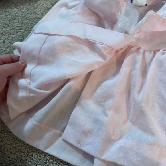 Vintage Thomas Light Pink Collared Top Approx Size 18 Months - Picture 6 of 11